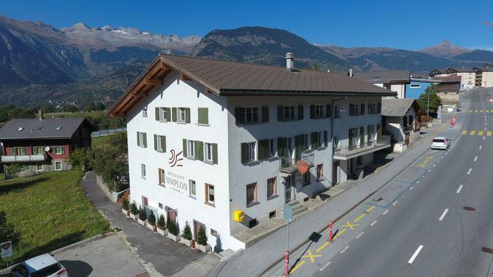 Hotel Gasthaus - Restaurant Simplon Va Hie Brig Exterior foto